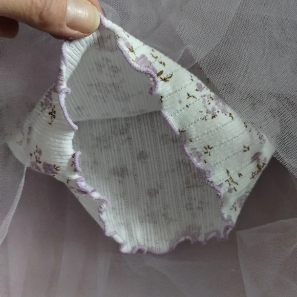 Purple Flower Tutu Dress 2T - Picture 2 of 7